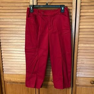 St. John’s Bay capris size 4 red